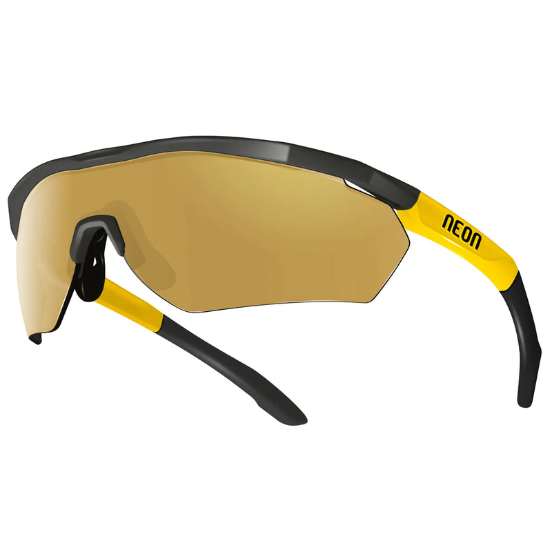 Storm PL - Rubberized Black/Neon Yellow/Smoke Sunglasses