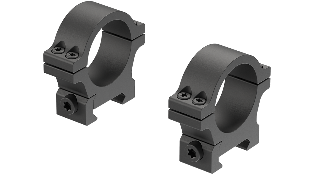 Leupold Open Range Cross-Slot Rings 30mm Low Matte