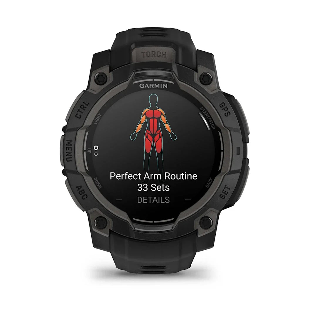 Garmin Instinct 3 – 45 mm AMOLED Black with Black Band