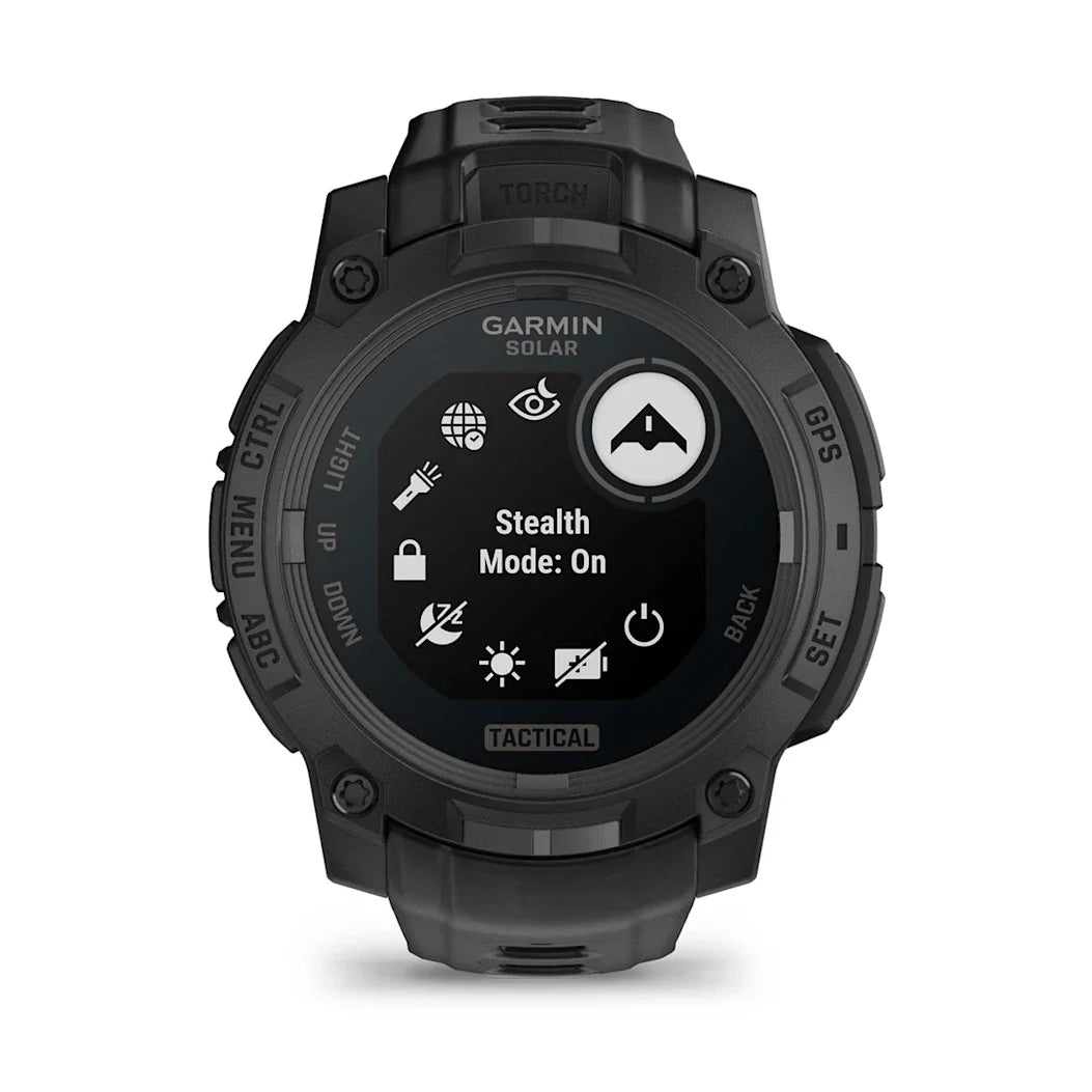 Garmin Instinct 3 – 45 mm Solar Tactical Edition Black with Black Band