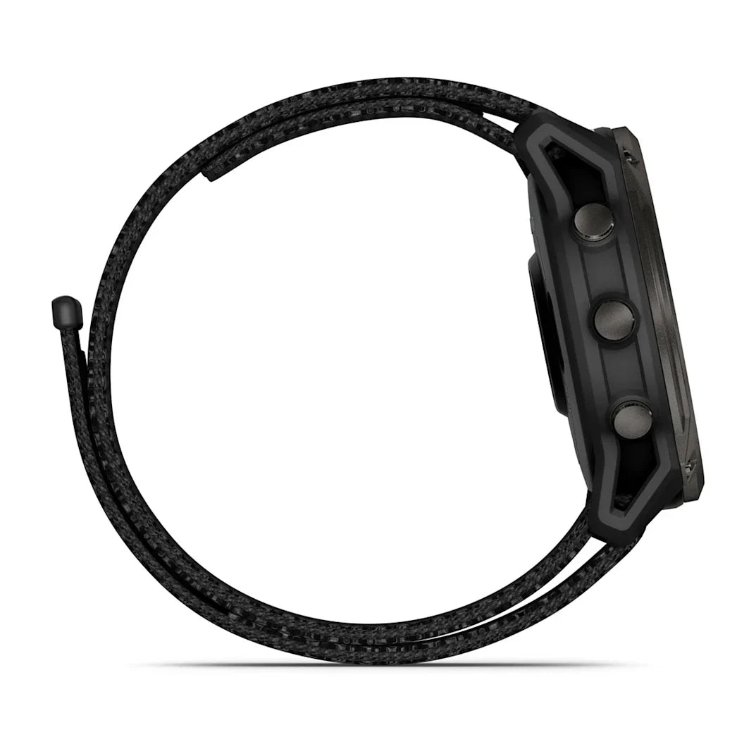 Garmin Enduro 3 Carbon Gray DLC Titanium with Black Ultrafit Nylon Strap