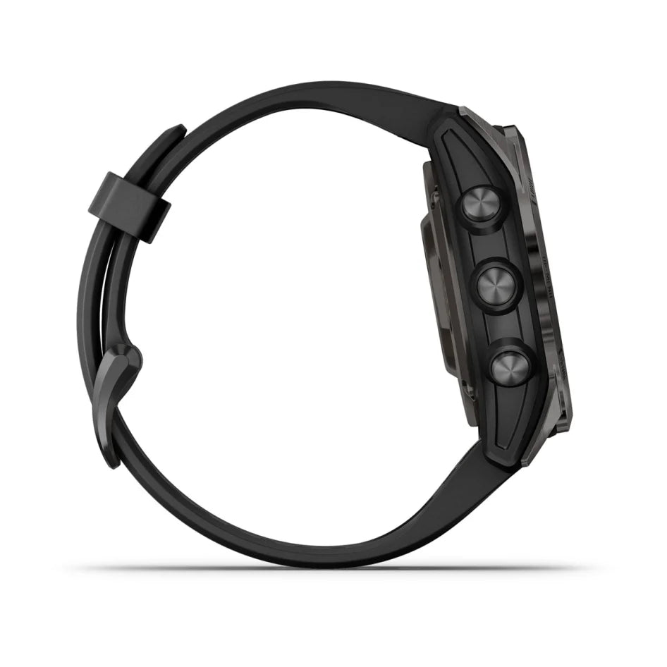 Garmin epix Pro (Gen 2) Sapphire Edition 42 mm Carbon Gray DLC Titanium with Black Band