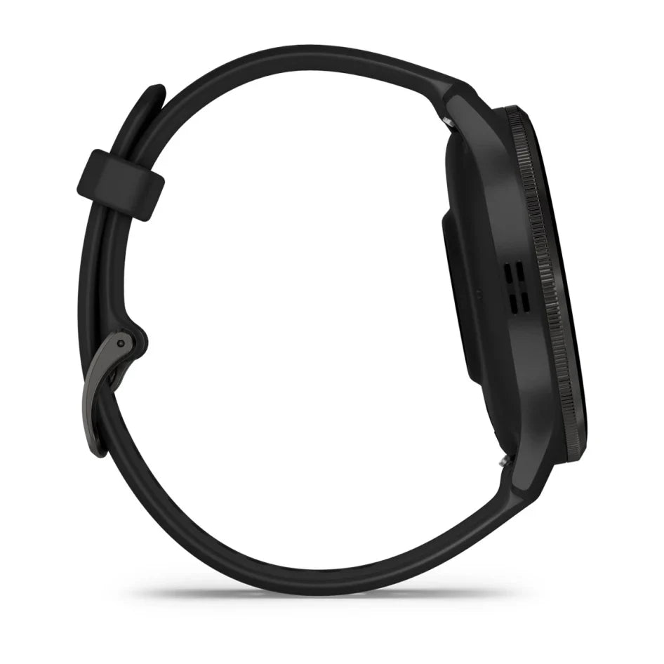 Garmin Venu 3 Slate Stainless Steel Bezel with Black Case and Silicone Band Smartwatch