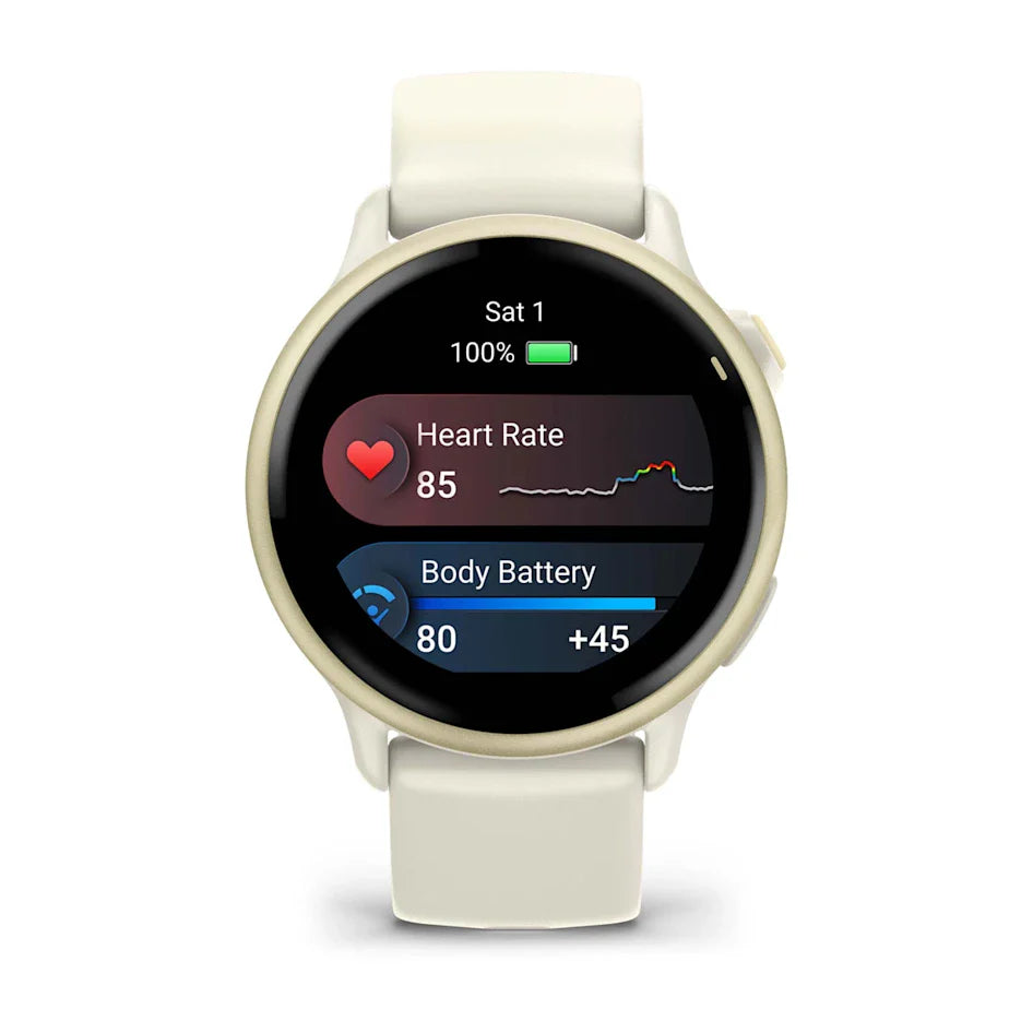 Garmin vivoactive 6 Lunar Gold with Bone Band Smartwatch