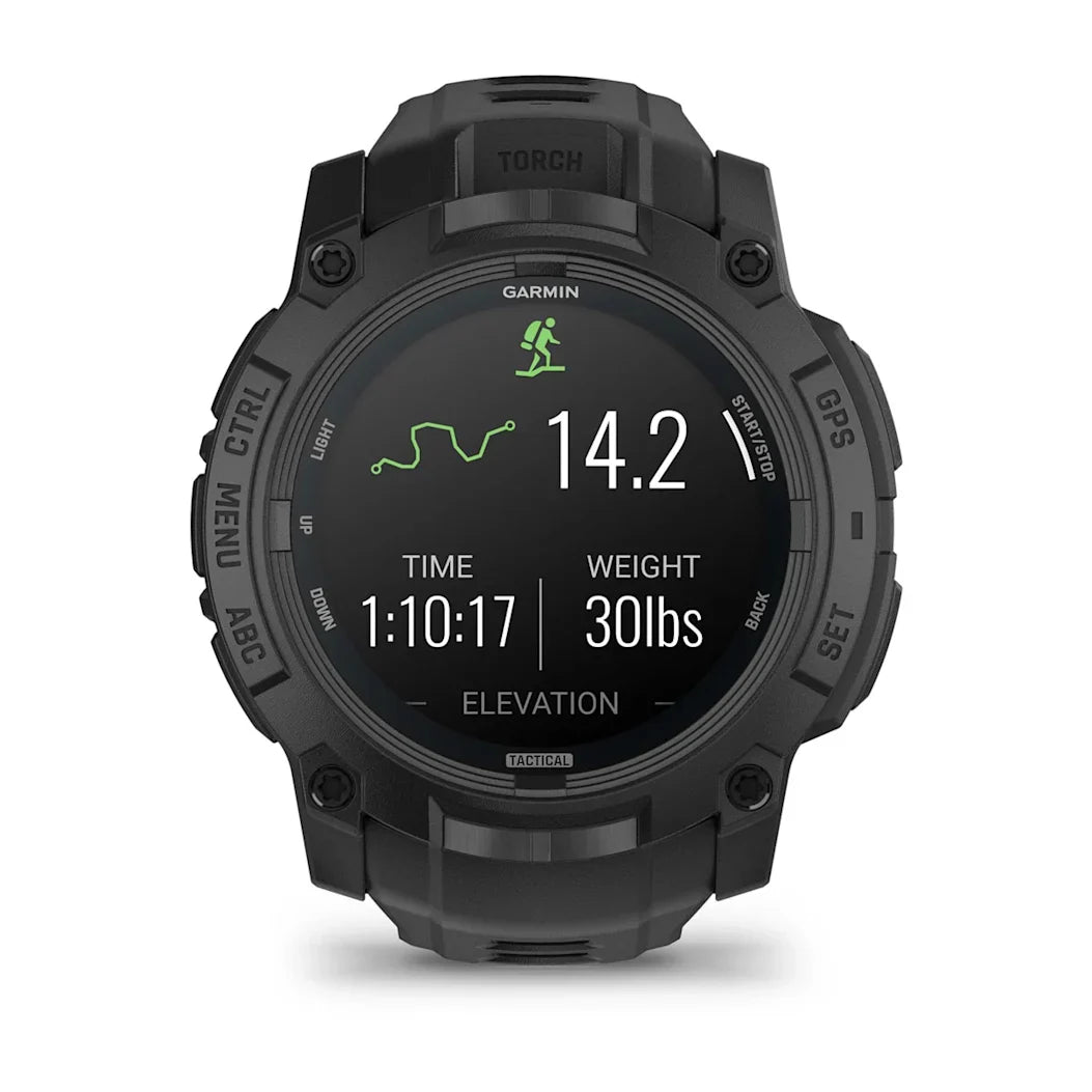 Garmin Instinct 3 – 50 mm AMOLED Tactical Edition Black with Black Band