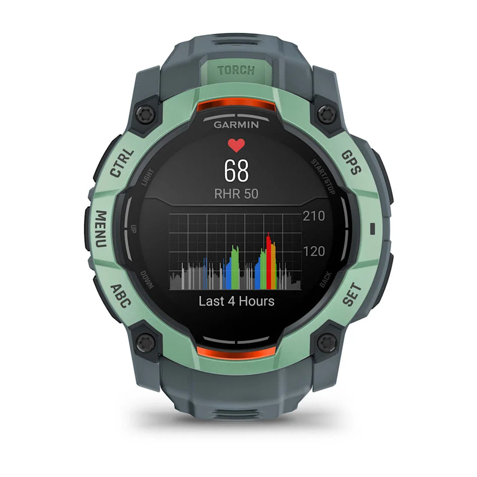 Garmin Instinct 3 – 50 mm, AMOLED Neo Tropic with Twilight Band