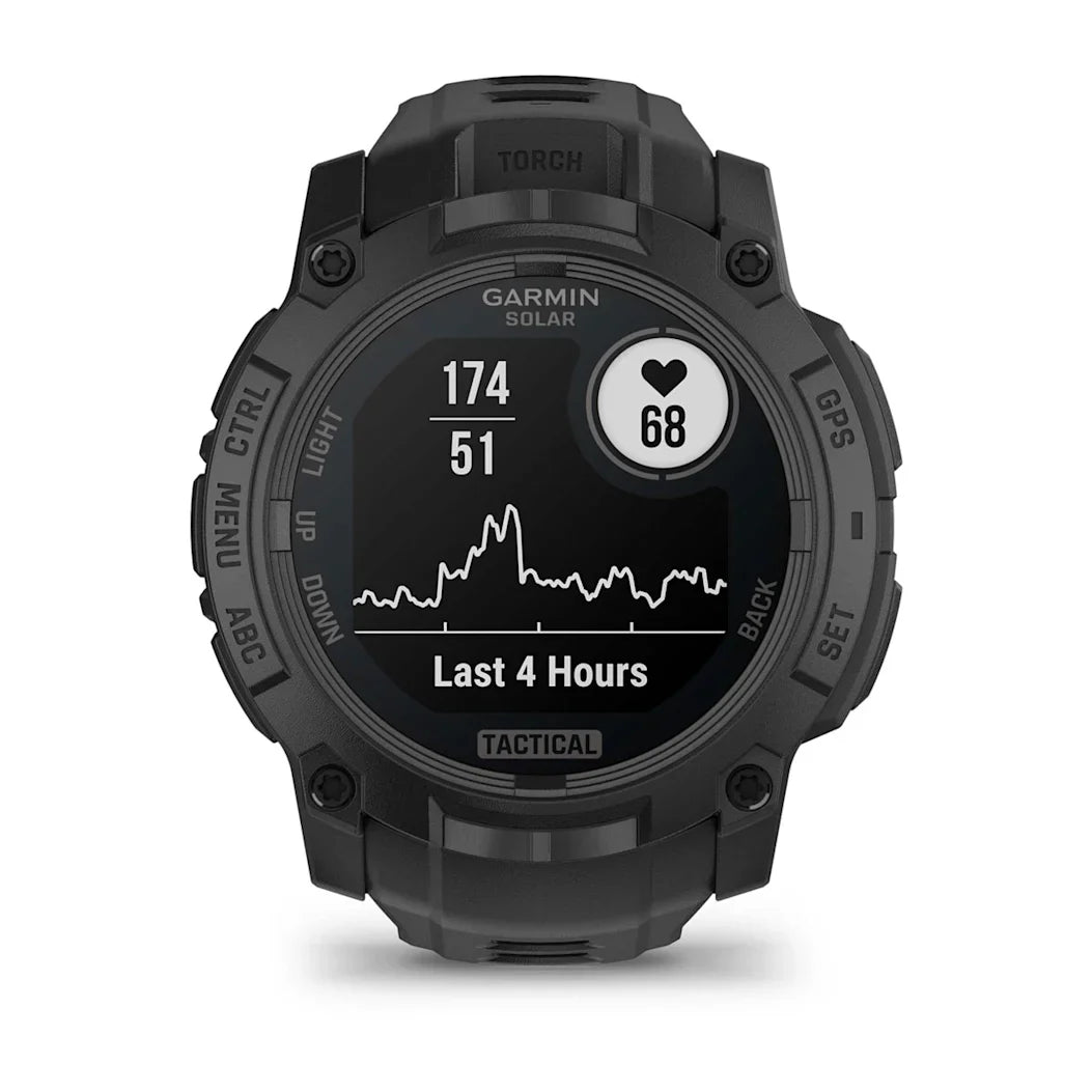 Garmin Instinct 3 – 50 mm Solar Tactical Edition Black with Black Band