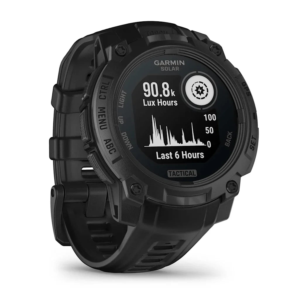 Garmin Instinct 3 – 45 mm Solar Tactical Edition Black with Black Band