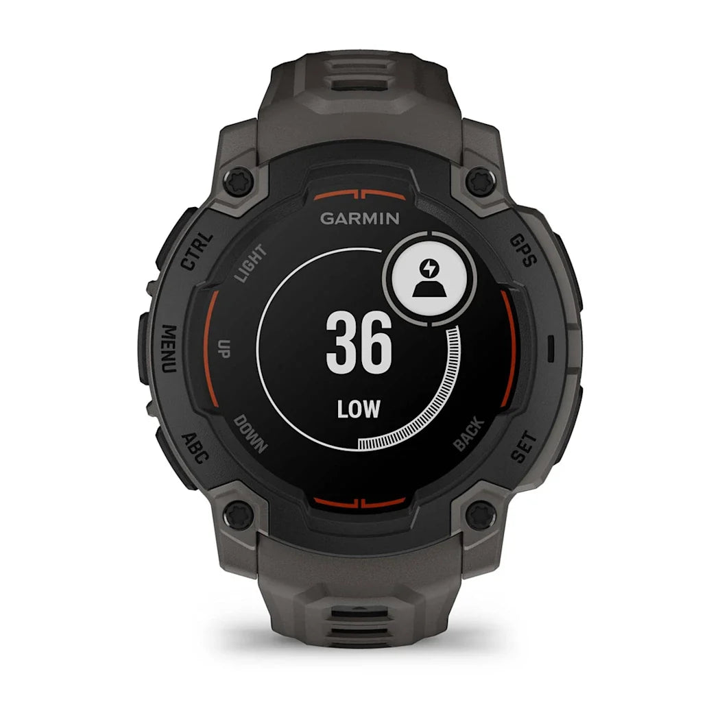 Garmin Instinct® E – 45 mm Black with Charcoal Band
