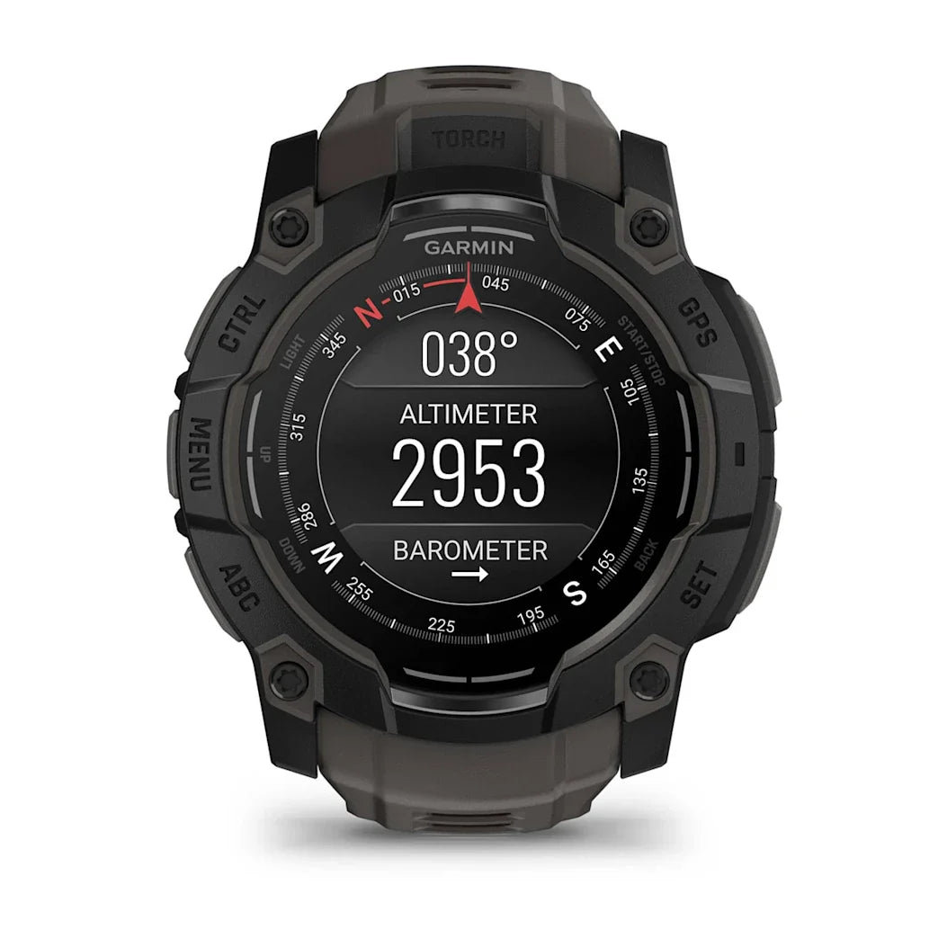 Garmin Instinct 3 – 50 mm AMOLED Black with Charcoal Band