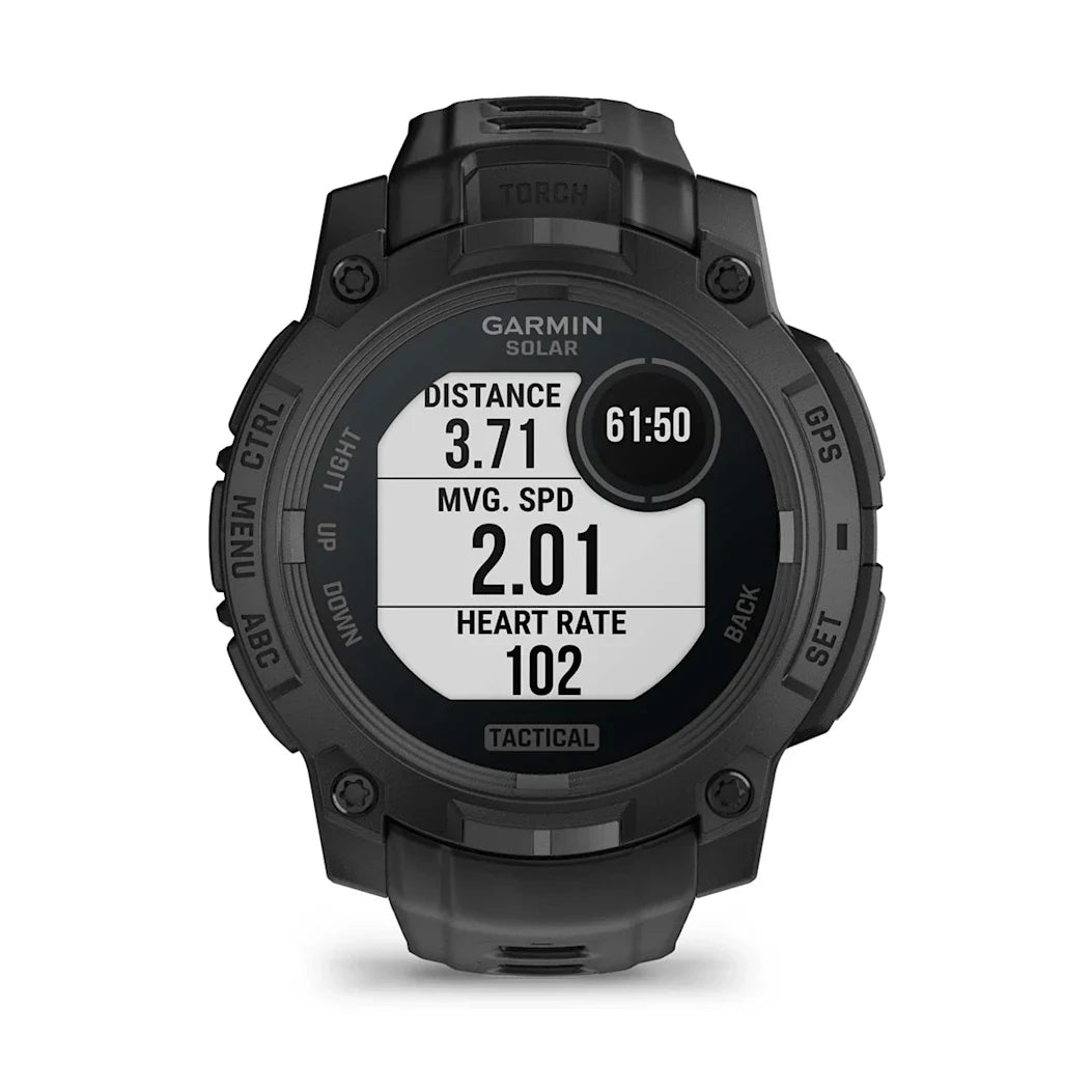 Garmin Instinct 3 – 45 mm Solar Tactical Edition Black with Black Band