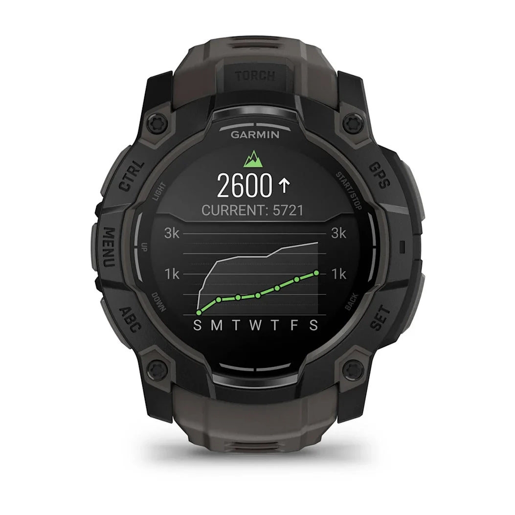 Garmin Instinct 3 – 50 mm AMOLED Black with Charcoal Band