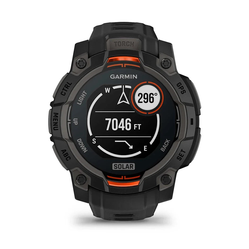 Garmin Instinct 3 – 45 mm Solar Black with Black Band