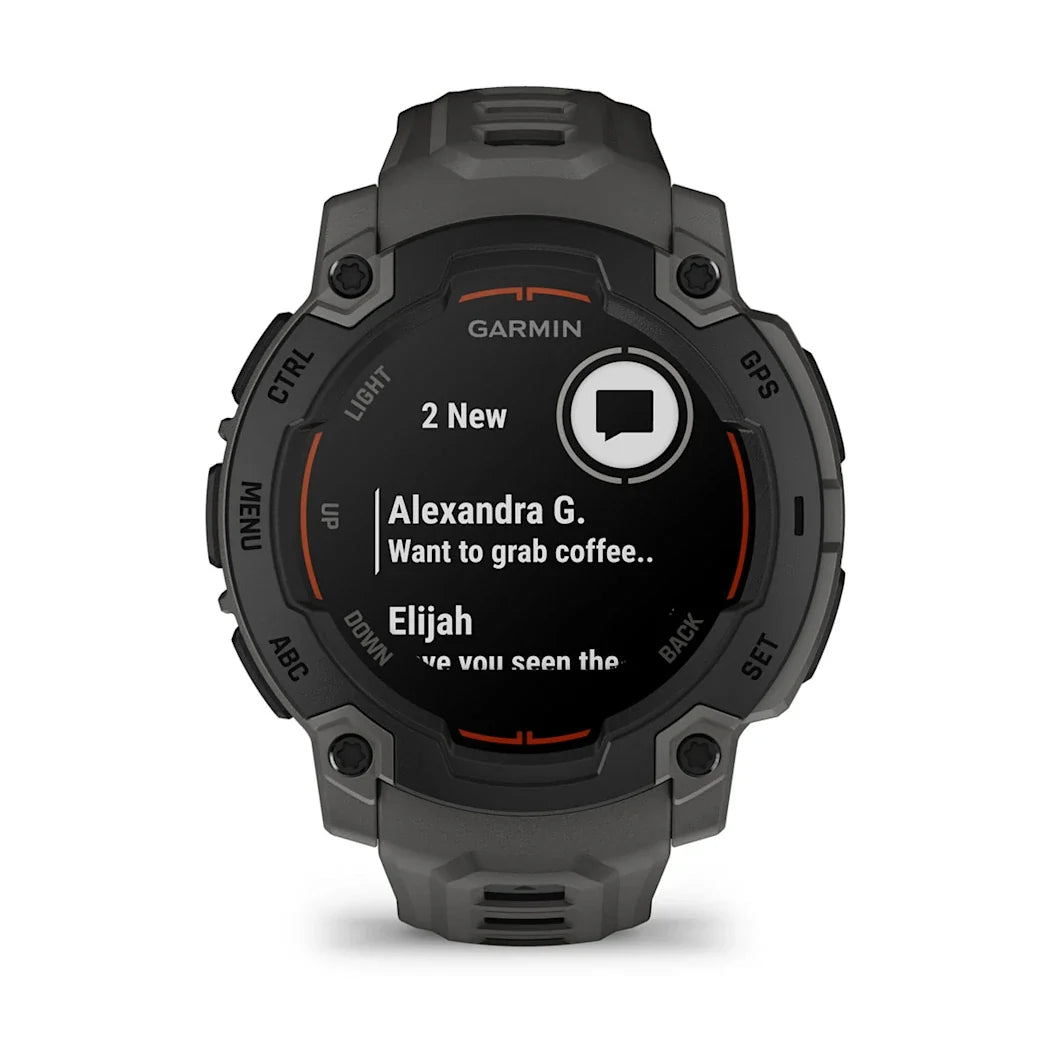 Garmin Instinct® E – 45 mm Black with Charcoal Band