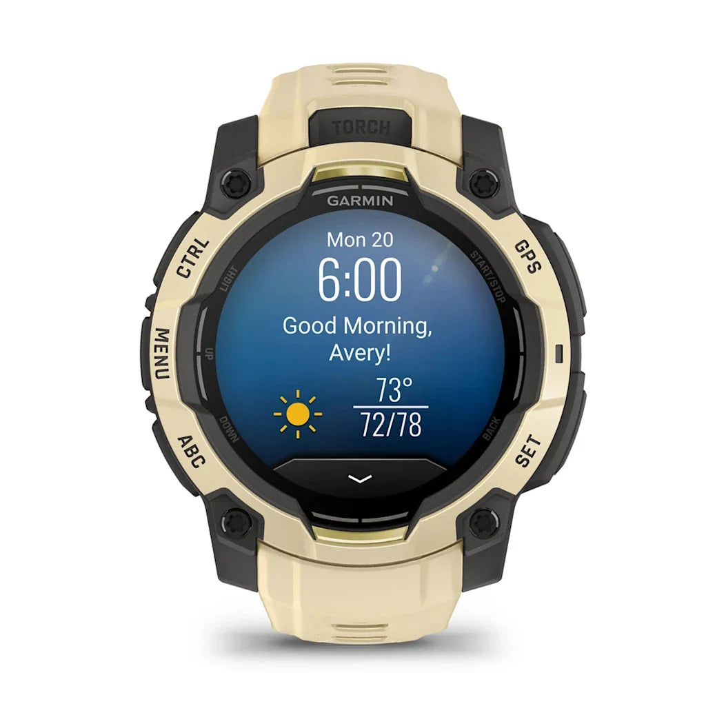 Garmin Instinct 3 – 45 mm AMOLED Citrine with Citrine Band