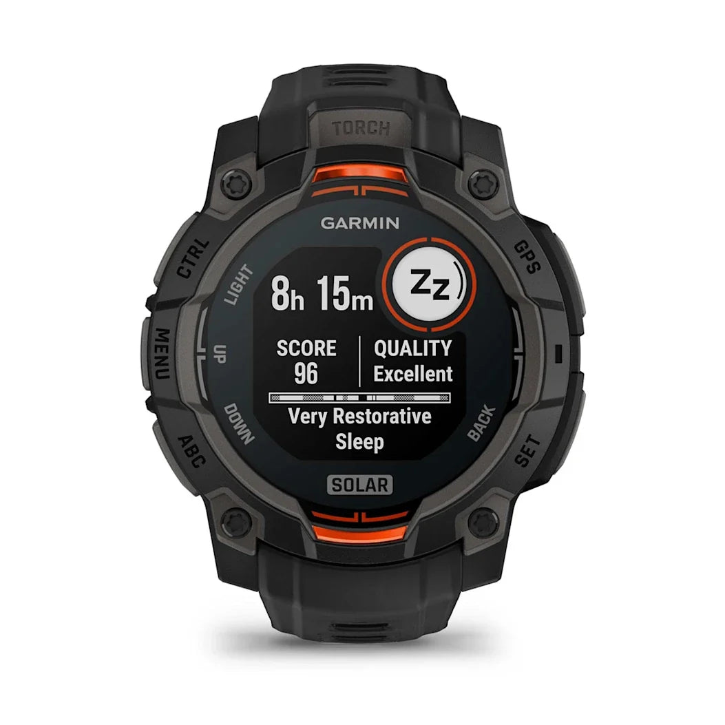 Garmin Instinct 3 – 45 mm Solar Black with Black Band
