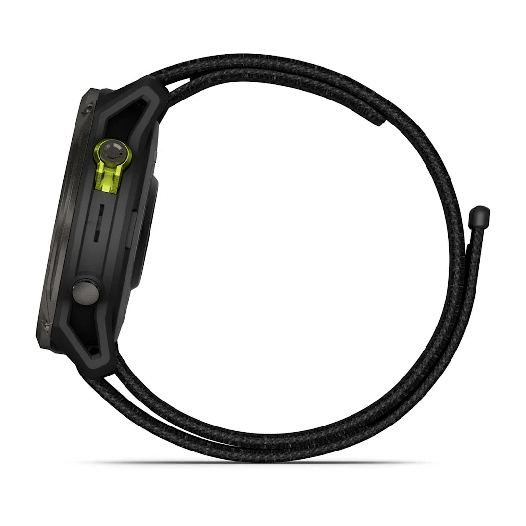Garmin Enduro 3 Carbon Gray DLC Titanium with Black Ultrafit Nylon Strap