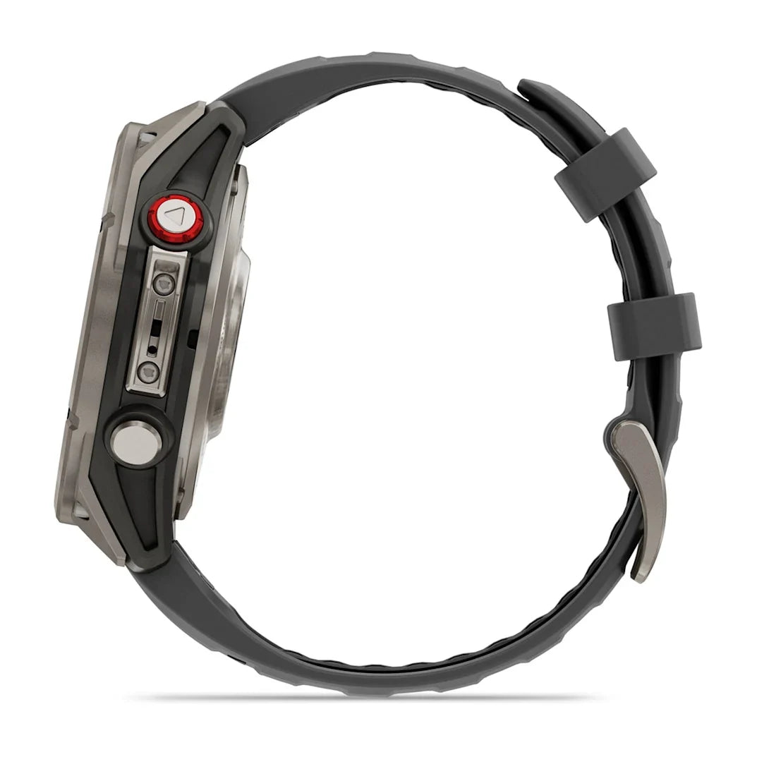 Garmin fēnix 8 Pro 47 mm AMOLED Sapphire Titanium with Graphite / Black Silicone Band