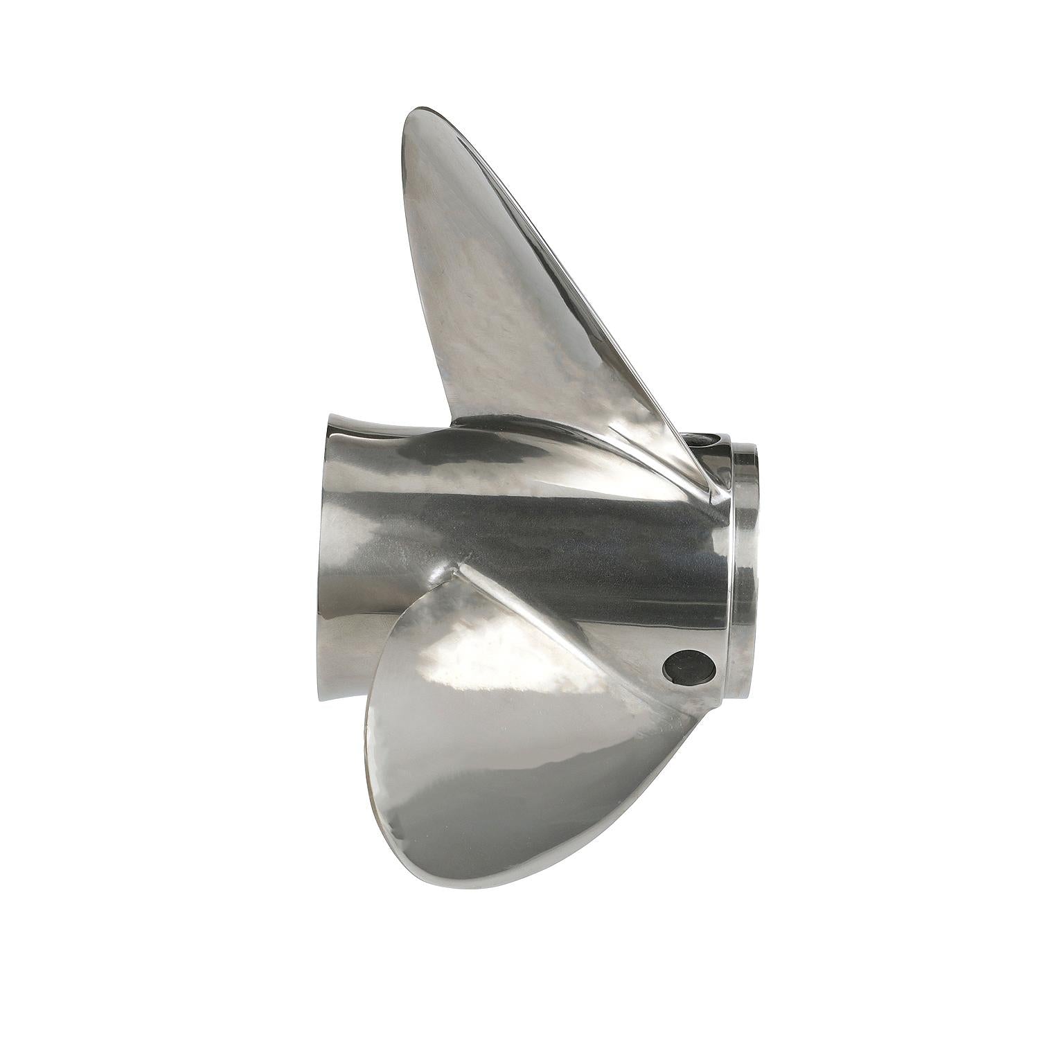 Quicksilver Thunderbolt Propeller High Polished Stainless Finish, 15.5" Diameter x 17" Pitch, Right Hand Rotation