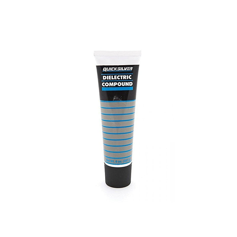 Quicksilver silicone dielectric compound 8 ounce tube on white background 800 x 800