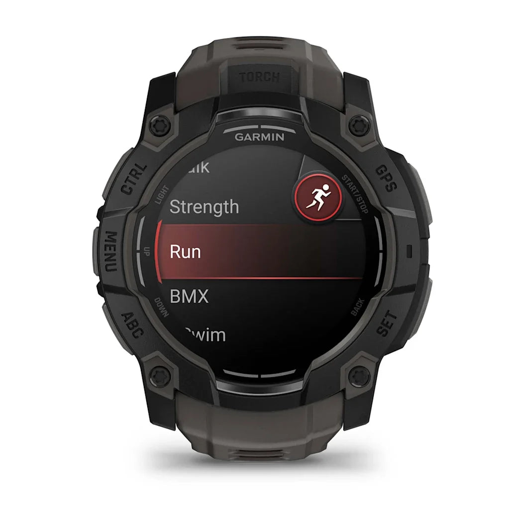Garmin Instinct 3 – 50 mm AMOLED Black with Charcoal Band