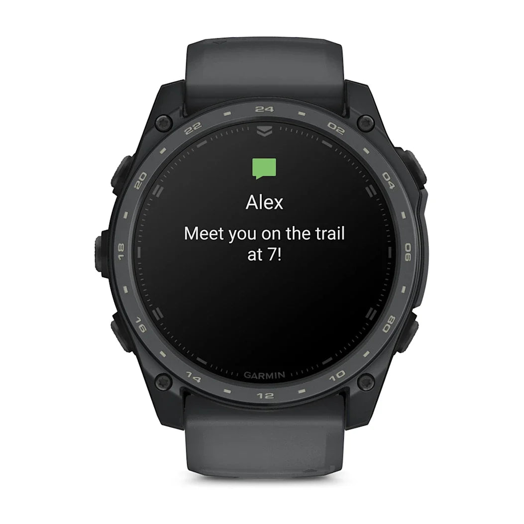 Garmin tactix 8 – 51 mm AMOLED Cerakote Coating Includes Applied Ballistics Ultralight Solver and Slate Gray Cerakote Coating