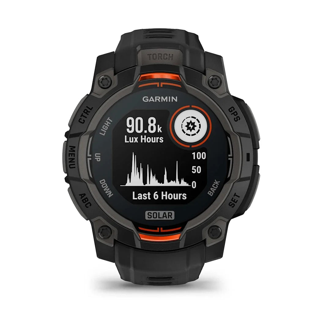 Garmin Instinct 3 – 45 mm Solar Black with Black Band