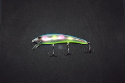 Wackm Tackle Custom Painted Ripplin Red Fin