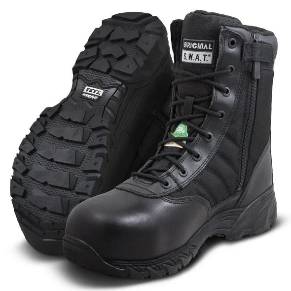 Original S.W.A.T. Classic 9" Waterproof Safety Side Zip Women's