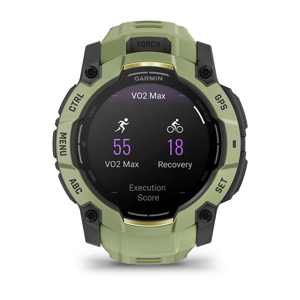 Garmin Instinct 3 – 50 mm AMOLED Fern Green with Fern Green Band