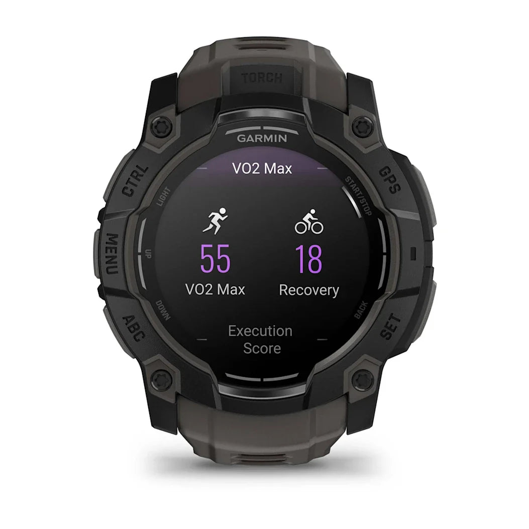 Garmin Instinct 3 – 50 mm AMOLED Black with Charcoal Band