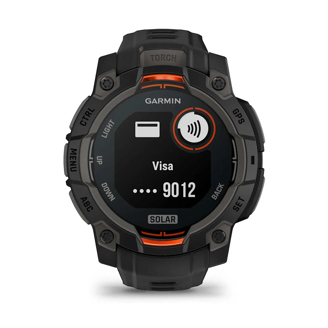Garmin Instinct 3 – 45 mm Solar Black with Black Band