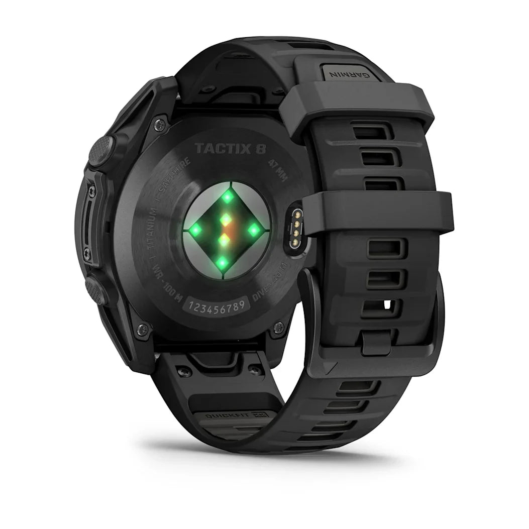 Garmin tactix 8 – 47 mm AMOLED Includes Applied Ballistics Ultralight Solver