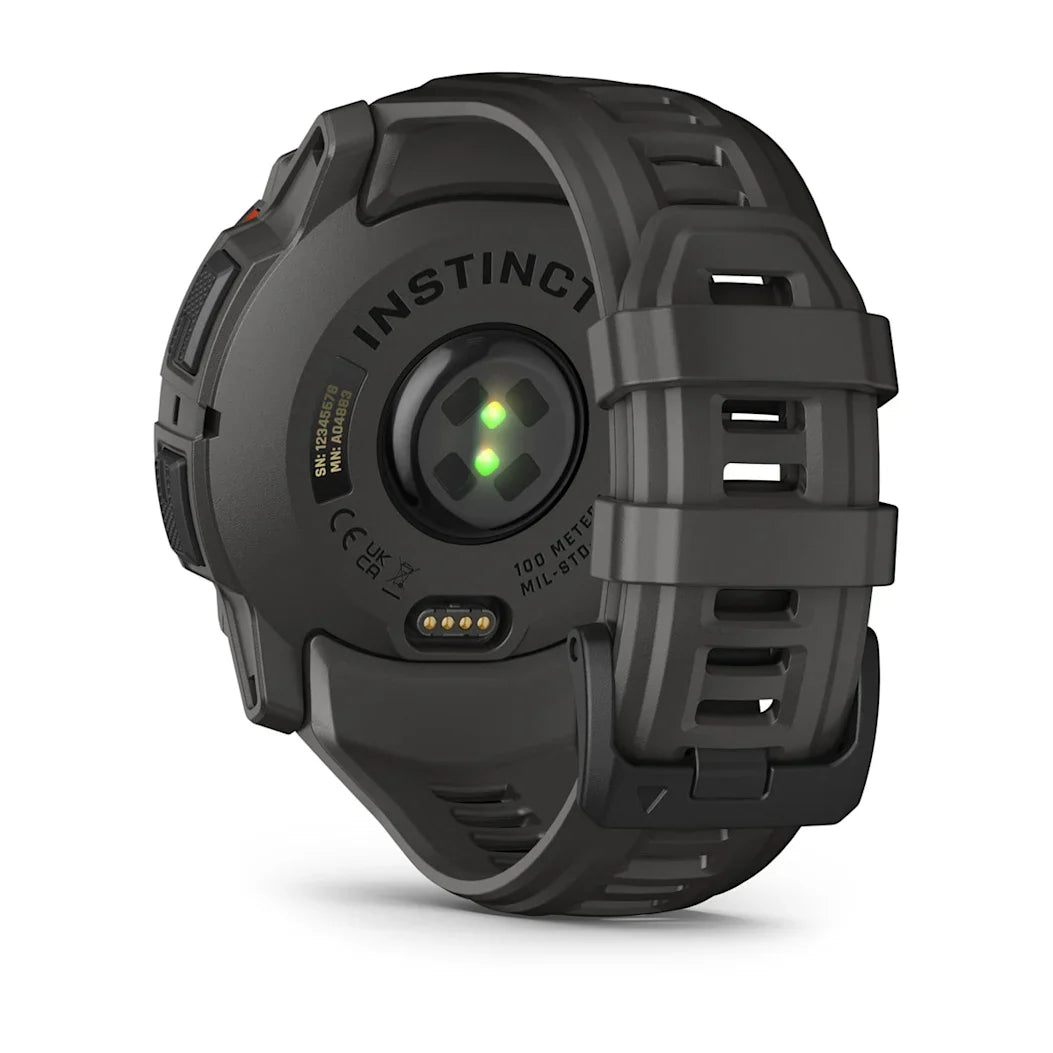 Garmin Instinct 3 – 50 mm Solar Black with Charcoal Band