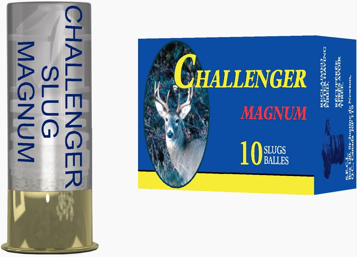 Challenger Magnum Slug 20 Gauge 2-3/4 in 7/8 oz - 10 Rounds