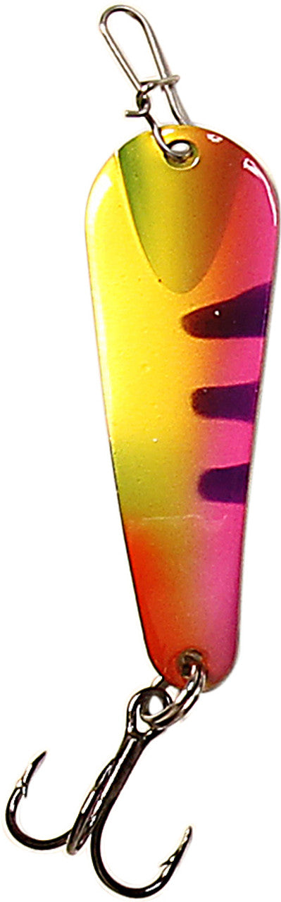 Custom Jigs & Spins Slender Spoon Pro Painted 2.25 1/4 oz Gold Alewife