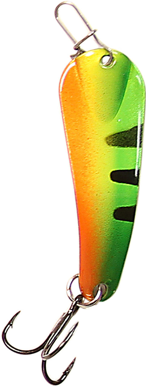 Custom Jigs & Spins Slender Spoon Pro Painted 2.25 1/4 oz Gold Alewife