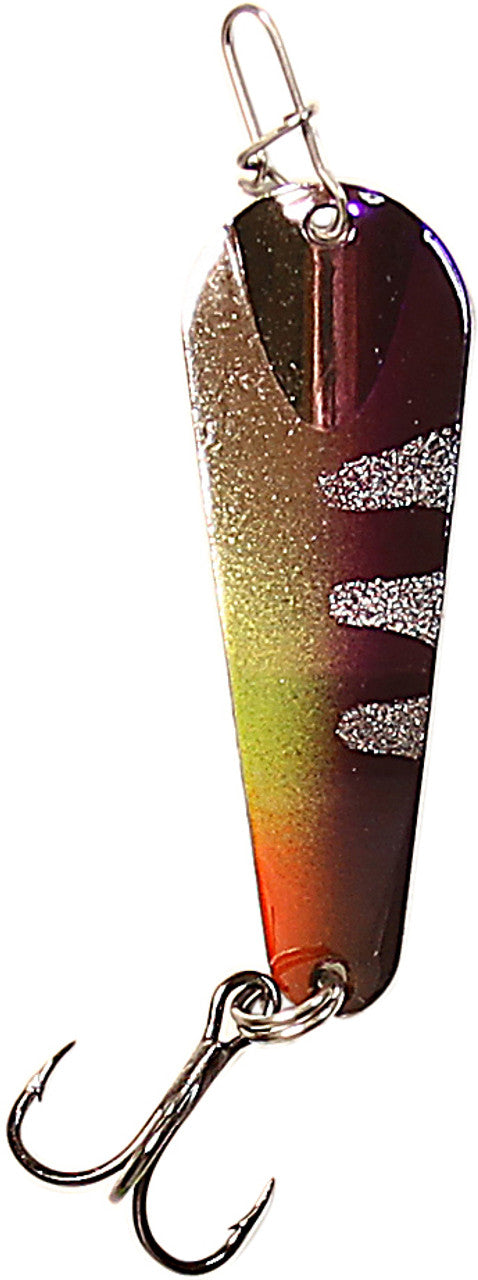 Custom Jigs & Spins Slender Spoon Pro Painted 2.25 1/4 oz Gold Alewife