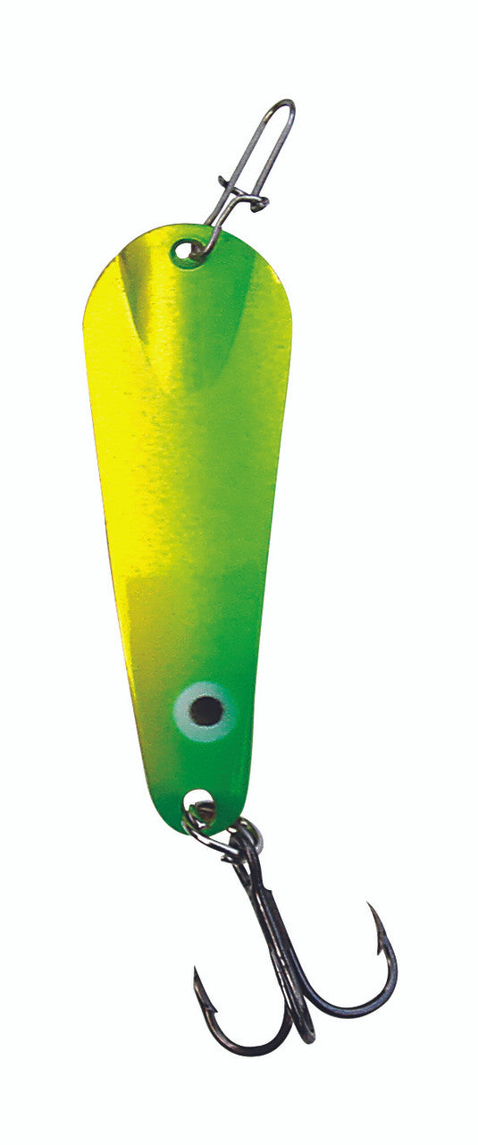 Custom Jigs & Spins Slender Spoon Pro Painted 2.25 1/4 oz Gold Alewife