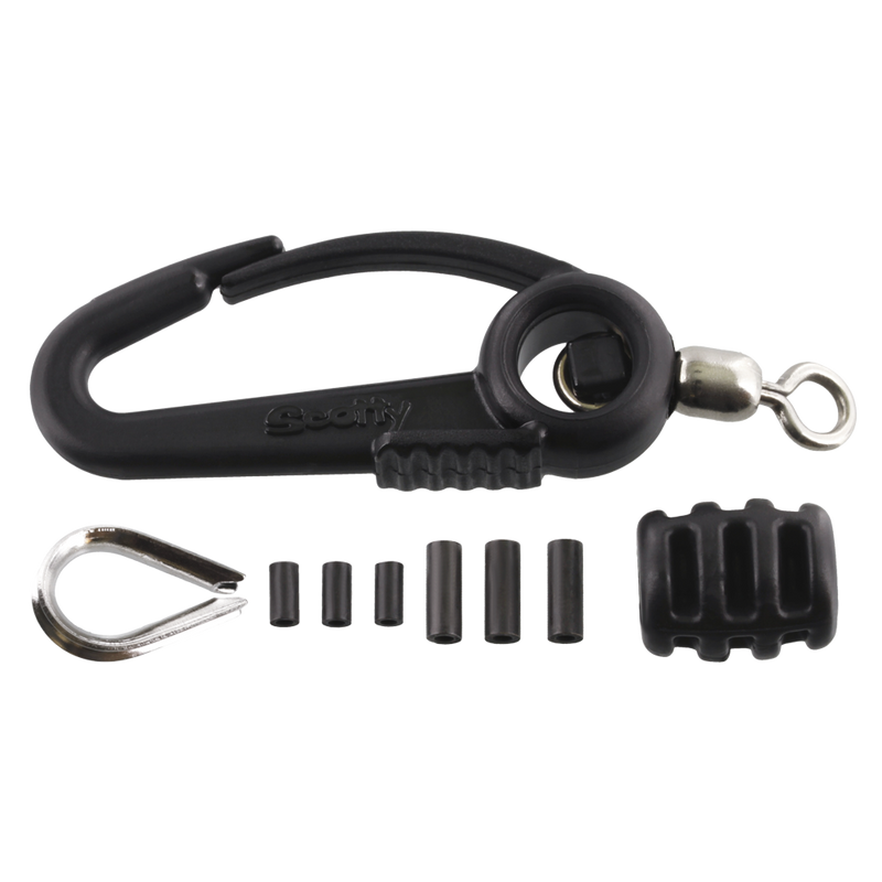 Scotty Snap Terminal Kit includes Snap Hook Bumper and 3 Sleeves