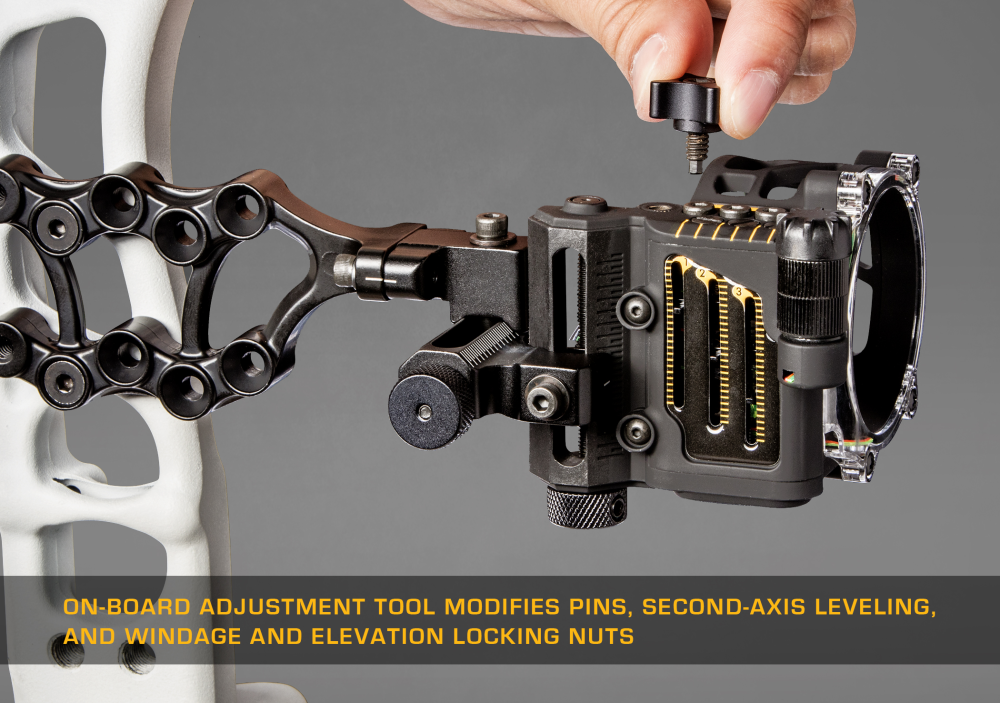 Trophy Ridge Fix Bow Sight - Black / .019 / 3