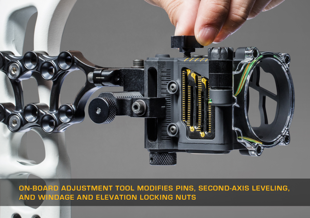 Trophy Ridge Fix Bow Sight - Black / .019 / 5