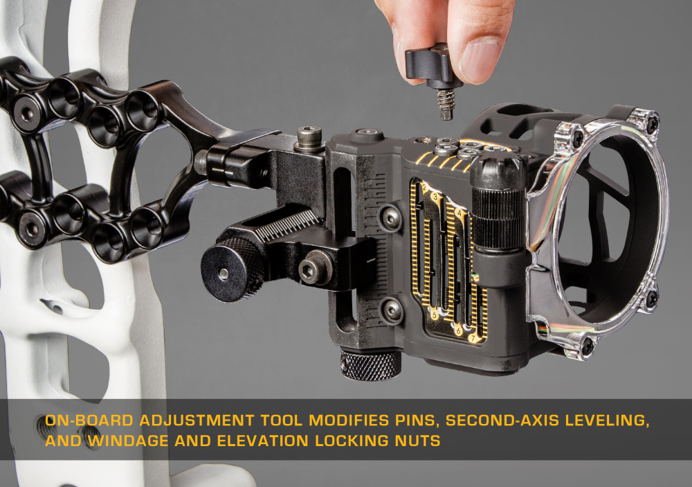 Trophy Ridge Fix Bow Sight - Black / .019 / 7
