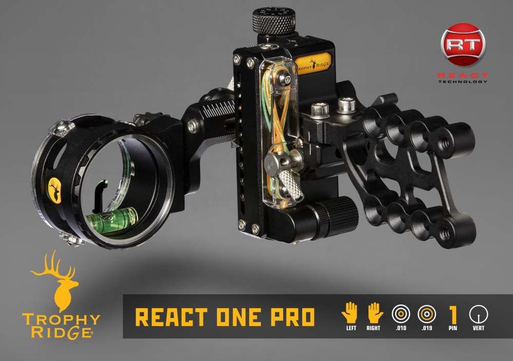 Trophy Ridge React® One Pro Bow Sight - Right Hand / .019