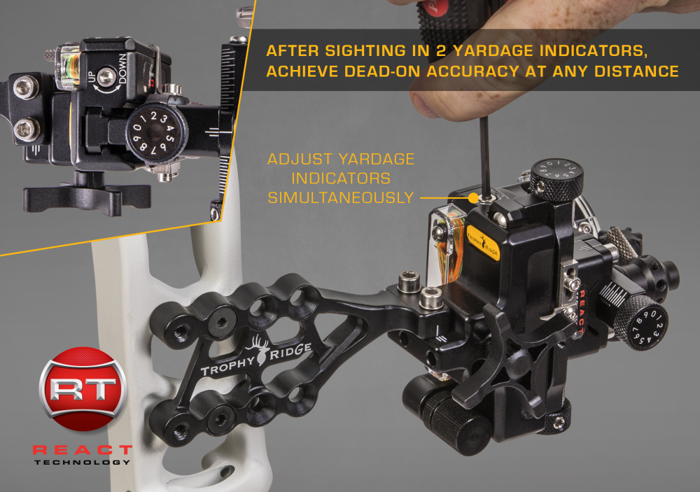 Trophy Ridge React® One Pro Bow Sight - Left Hand / .010