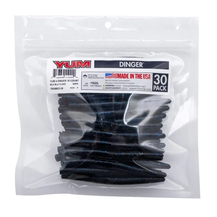 YUM 4" Dinger Bulk 30 Pack