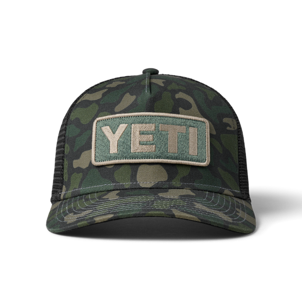 Logo Full Camo Trucker Hat Green Camo