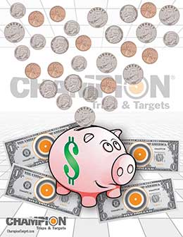 PUT YOUR $ WHERE YOUR MOUTH IS-TARGET (12PACK) 8.5X11"