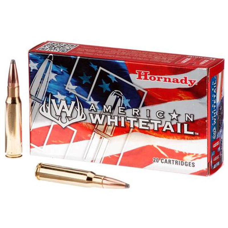 Hornady American Whitetail Rifle Ammo 308 Win 165Gr Interlock 20 Rnd