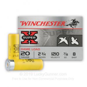 Winchester X204 Super-X Shotshell 20 GA- 2-3/4